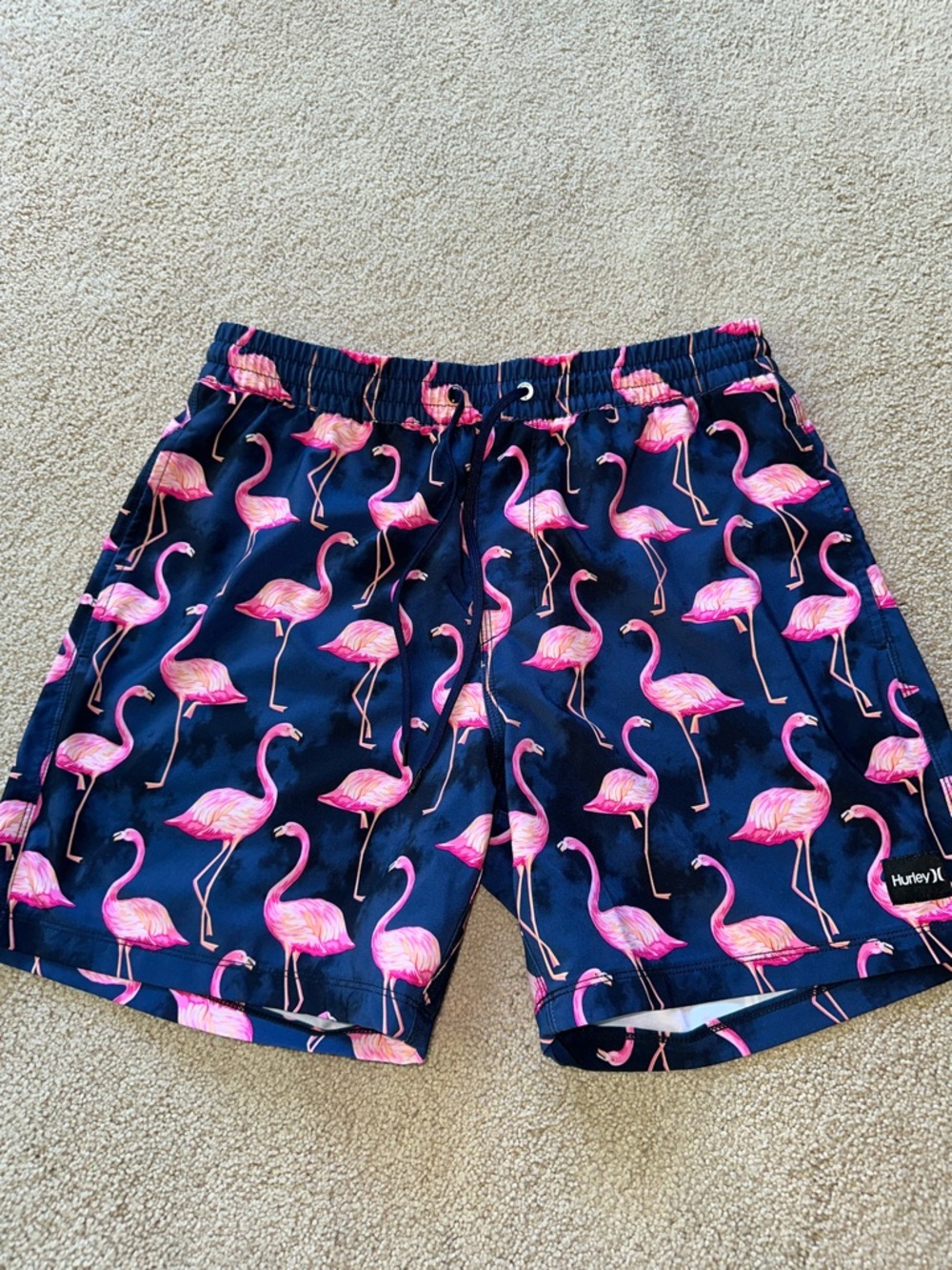 Hurley flamingo print swim trunks - Picture 3 of 8